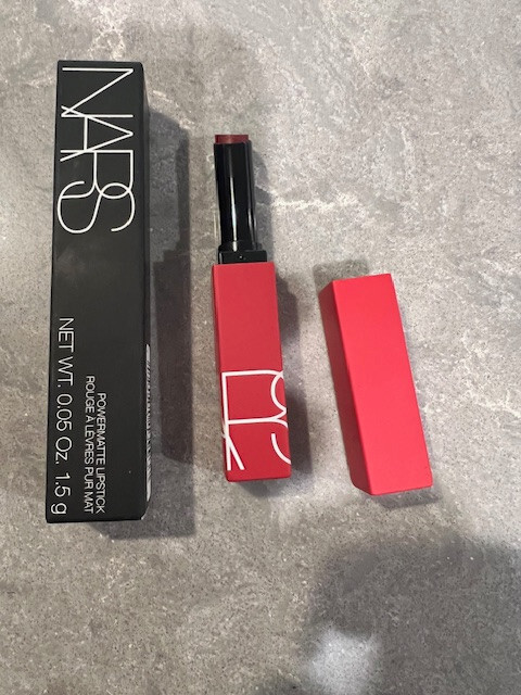 NARS Powermatte Lipstick GET LUCKY 136 Full Size 0.05 Oz 1.5 g NIB Free Ship