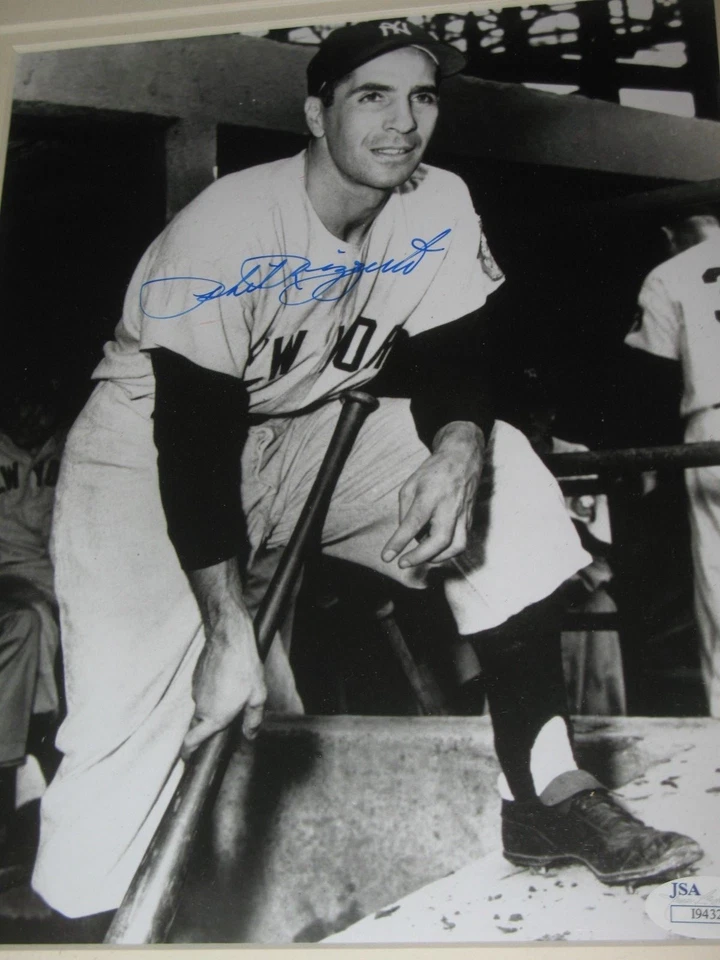 PHIL RIZZUTO SIGNED AUTOGRAPH MATTED FRAMED PHOTO 14"x17" COA BLACK & WHITE - Image 3 of 4