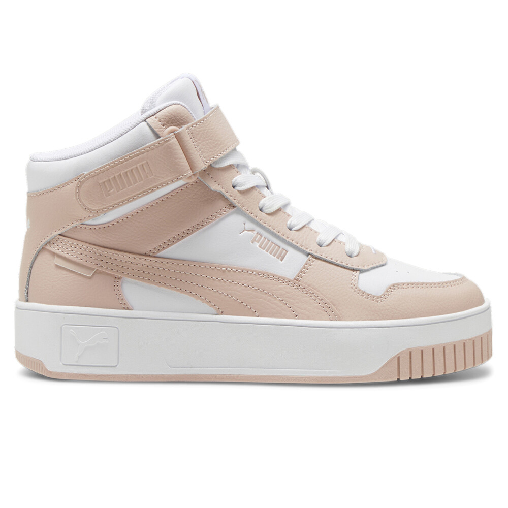 Женские белые кроссовки на средней платформе Puma Carina Street, повседневная обувь 39233706