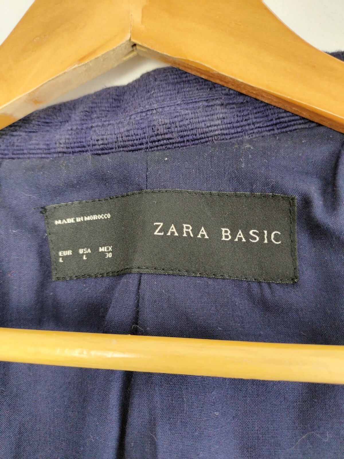 Zara Basic Purple Aztec Full Zip Collared Blazer … - image 6