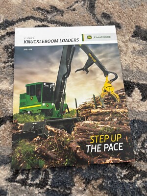John Deere 337E 437E Knuckleboom Loaders Brochure FCCA25