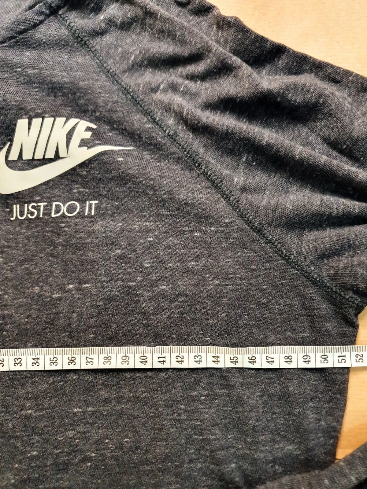 SACAI NIKE Felpa con Cappuccio Uomo Pullover Felpa Hoody Tg S Grigio Scuro Zip Logo