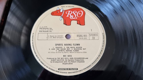-Bee Gees - Spirits having flown - LP 1979 RSO *VG, play tested - Picture 3 of 3