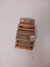 Eco Logical - Bamboo Soap Dish / Holder 4.5 x 3.1 x 0.75 in