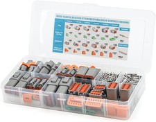 188PCS Deutsch DT Gray Connector Kit with Size 2,3,4,6,8,12PIN 2 Pair