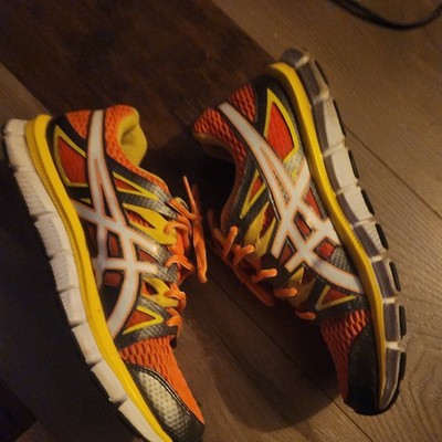 Asics Gel Blur 33 Womens Running Shoes Orange Yellow Size 9