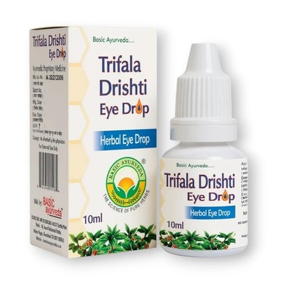 Basic Ayurveda Trifala Drishti Augentropfen 10 ml, Packung Mit 9