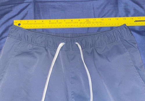 Men's Nike Standard Fit Taper Leg Regular Length Lightweight Track Pants Blue - Picture 9 of 9