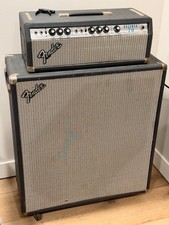 FENDER BASSMAN 70 Amp Fender Cabinet W/15" Speakers SEE VIDEO Silverface