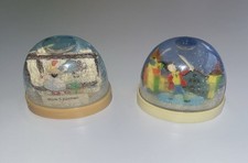 2 Stück Schneekugeln Märchen Rotkäppchen Das tapfere Schneiderlein