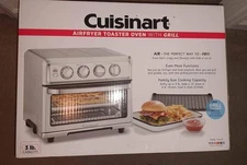 Cuisinart Stainless Steel Air Fryer Toaster Oven with Grill - NEW - FREE SHIP
