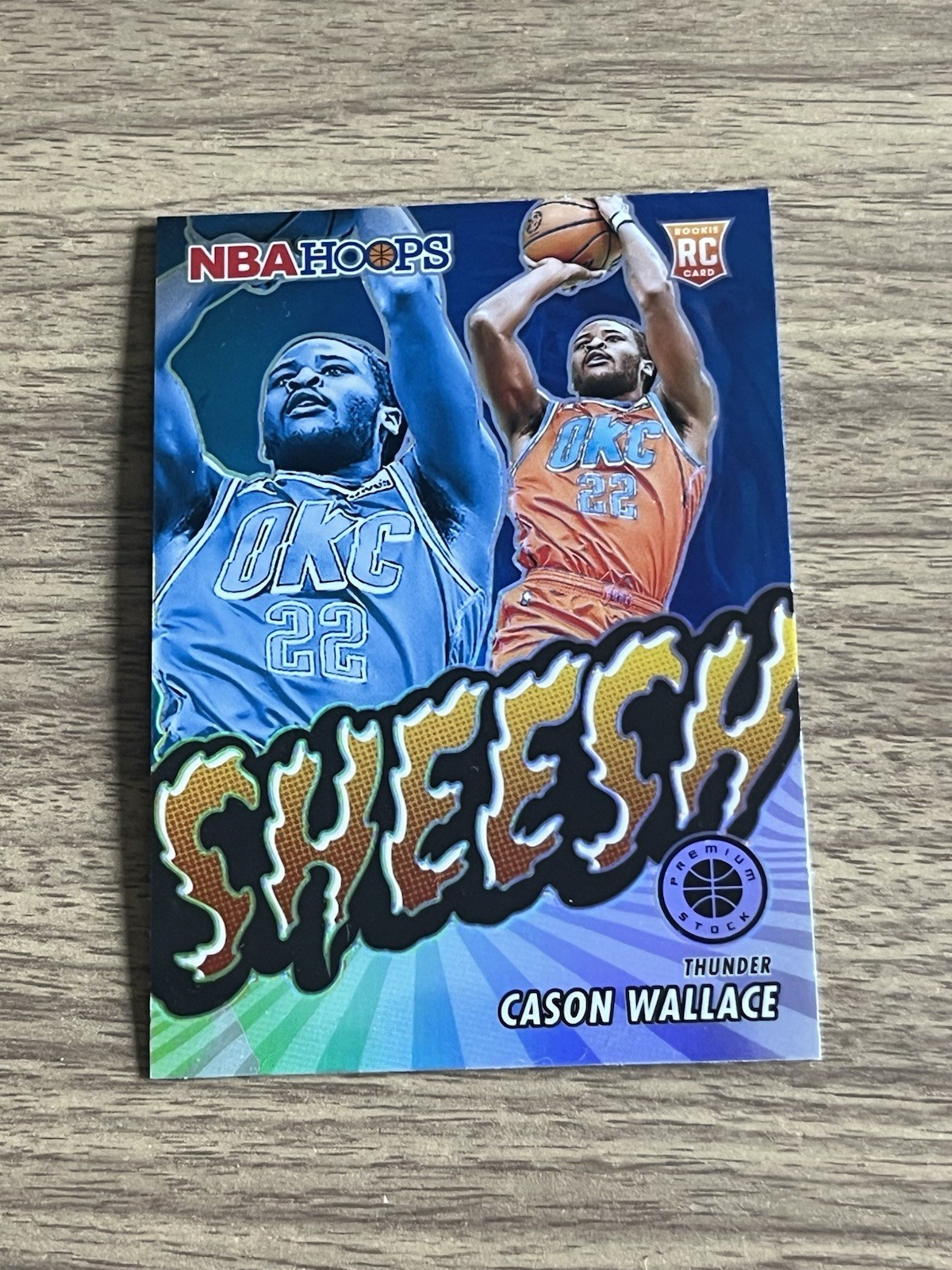 2023-24 Panini Nba Hoops Premium Stock - Sheesh Cason Wallace #3 Silver Prizm