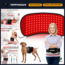 Upgraded Red Light Therapy Mat for Body Pain Relief - 4 Modes, Medical-Grade TPU