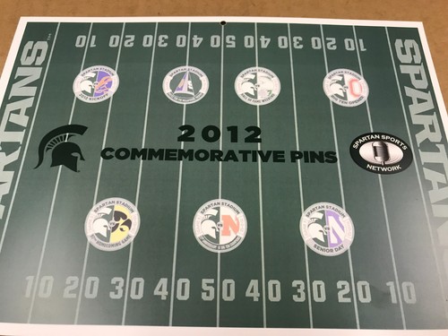 Michigan State Spartans 2012 Commemorative Pin Sheet - Picture 2 of 3