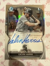 2023 Bowman Draft Calvin Harris /499 SP 1st Autograph Prospect Refractor #CDACHA