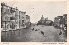 ITALY VENICE CANAL GRANDE E PALAZZO FRANCHETTI
