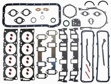 Full Gasket Set for select 61-76 Ford 352/360/390/410/427/428 w 2pc Rubber RMS