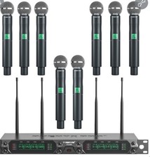 Phenyx Pro Wireless Microphone System PTU-4000-8H