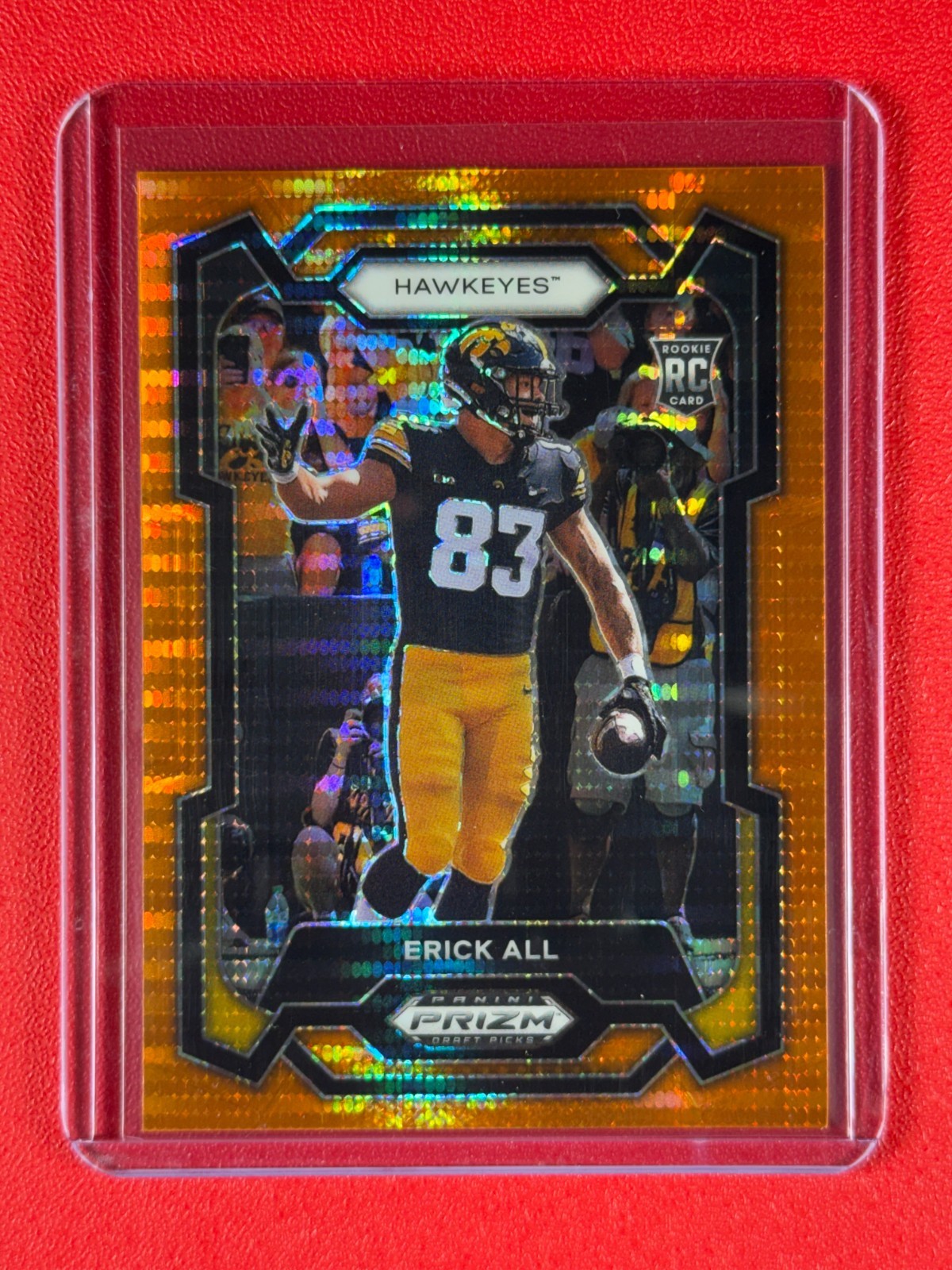 Erick All Panini Prizm Draft Picks #171 Orange Pulsar