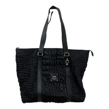 Henri Bendel Jetsetter Tote Black Quilted Nyl...
