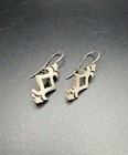 Sterling Silver 925 Mexico Drop Earrings Handcrafted OOC 9.8g — photo 4