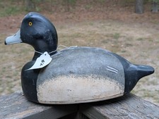 VINTAGE CARVED WOODEN HUNTING DUCK DECOY FOR SALE #20 Butch Schramm New Baltimor