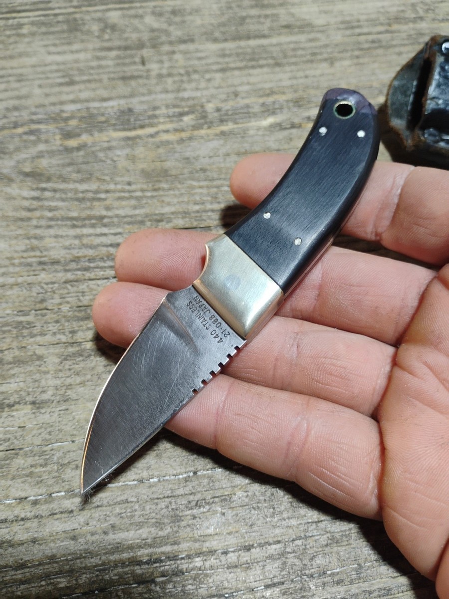 Vintage Explorer Lil Stag Mini Fixed Blade Hunting Knife 21-088