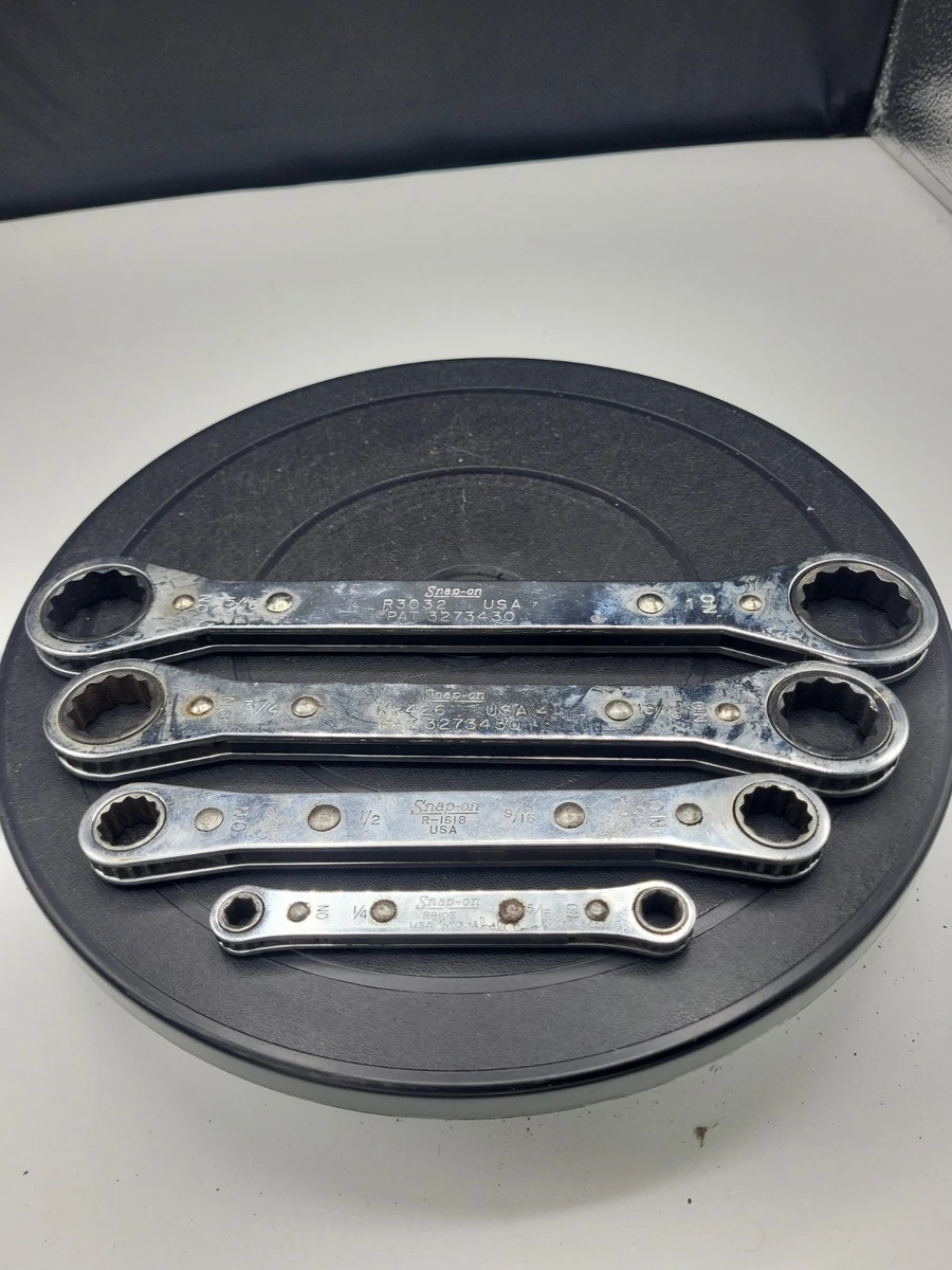 Snap-on Set Ratcheting Box Wrench Automotive Hand Wrenches for