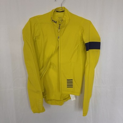 Rapha Men's Pro Team Lightweight Shadow Jacket Size Small Yellow