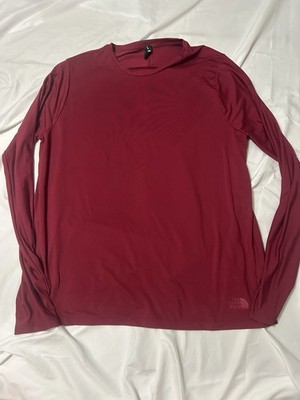 THE NORTH FACE MENS DUNE SKY LONG SLEEVE CREW BEETROOT L STANDARD FIT