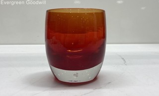 Glassybaby Red Votive Holder
