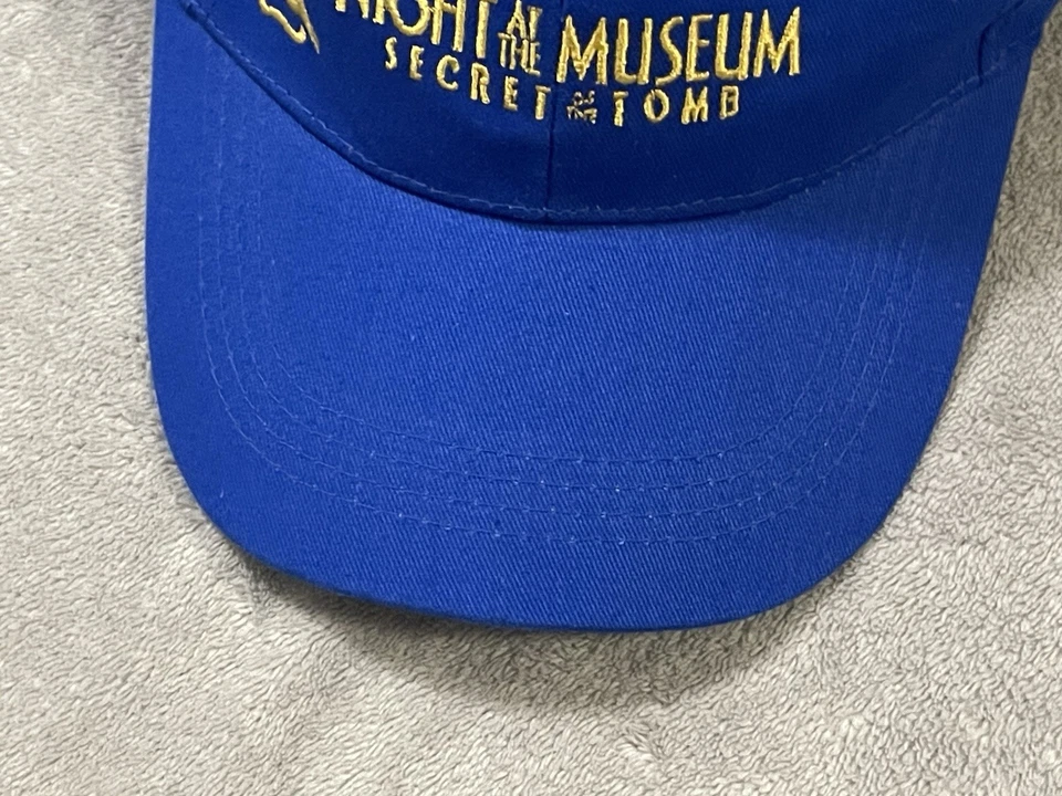 Noche en el Museo Secreto de la Tumba Sombrero Gorra Ajustable Azul Película Promo Nuevo con Etiquetas Foto 4 de 4