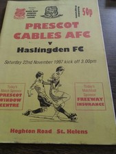 Prescot Cables v Haslingden 1997/98
