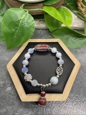 Handmade Ceramic Bead Beaded Stackable 6 Plus Stretch Bracelet New B324