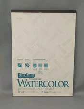 Vintage Bienfang PH Neutral Watercolor Paper 11" x 15" New 1996