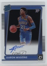 2021 Panini Donruss Optic Rated Rookie Signatures Aaron Wiggins #191 Auto 1s2h