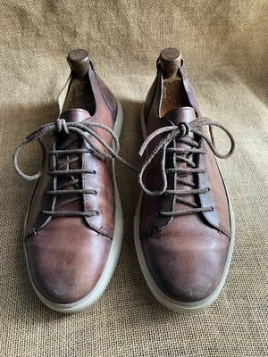 Baskets Gucci en cuir marron pour hommes taille UK 9 || EU 43 - Photo 1/4