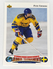 1992-93 Upper Deck Hockey World Junior Peter Forsberg RC #235 Sweden NHL Flyers