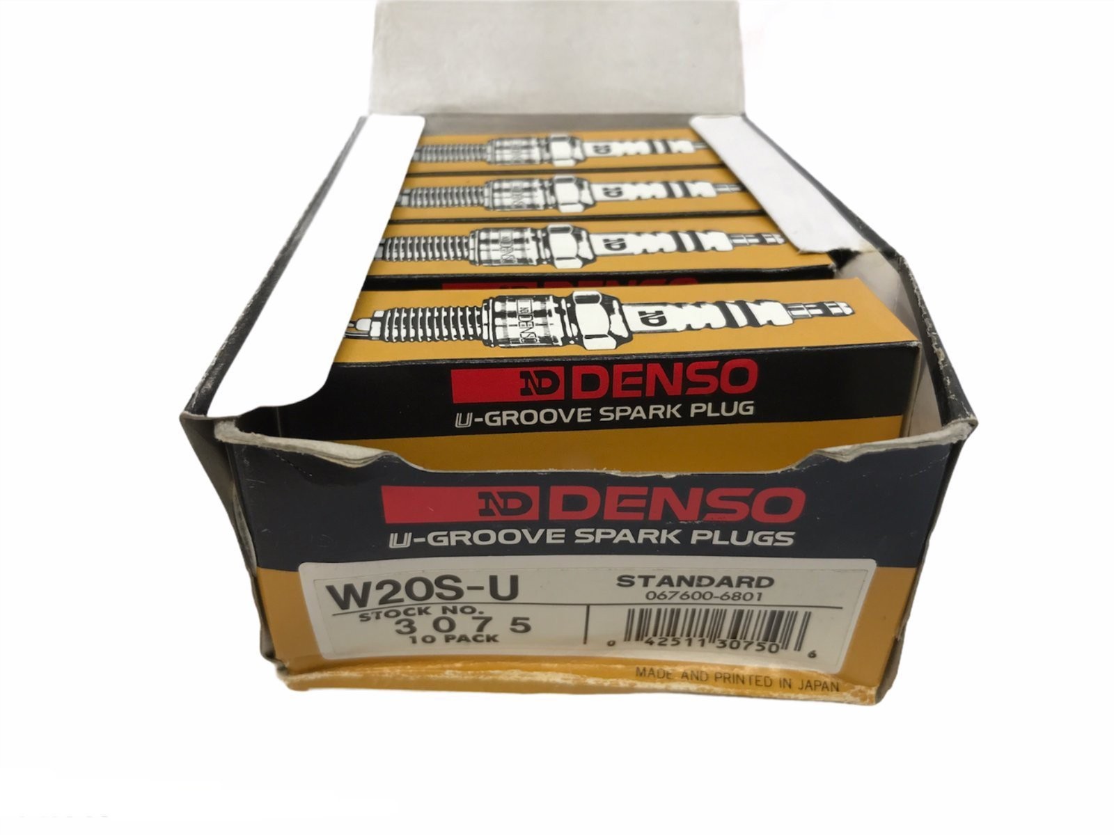 Denso Spark Plug No. 3075 Lot of 9 NOS