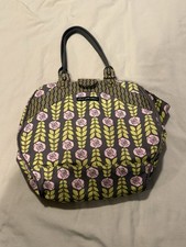 Petunia Pickle Bottom Wistful Weekender Tote Floral Diaper Bag Spring RARE XL