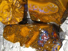 96 cts Australien Roh Koroit Matrix Opal Boulder Rough Sammler Schleifer VIDEO