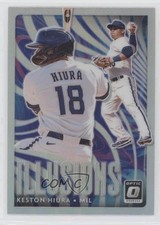 2020 Panini Donruss Optic Optic Illusions Holo Prizm Keston Hiura #OI-15 1u6