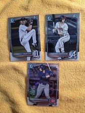 Josiah Hartshorn Cubs Caleb Leys Tigers Tate Southisene Braves Bowman Chrome 