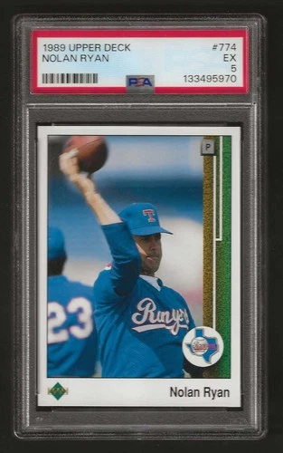 1989 Upper Deck - Nolan Ryan #774 PSA 5 (EX) Texas Rangers HOF