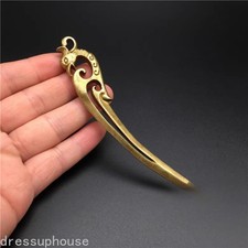 14.2cm Exquisitely Retro Brass Hairpin Nationality Hair Accessories Decoration