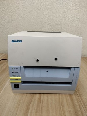 SATO BARCODE Printer (CT408iTT) *PRINTHEAD MISSING*NO POWER ADAPTER *