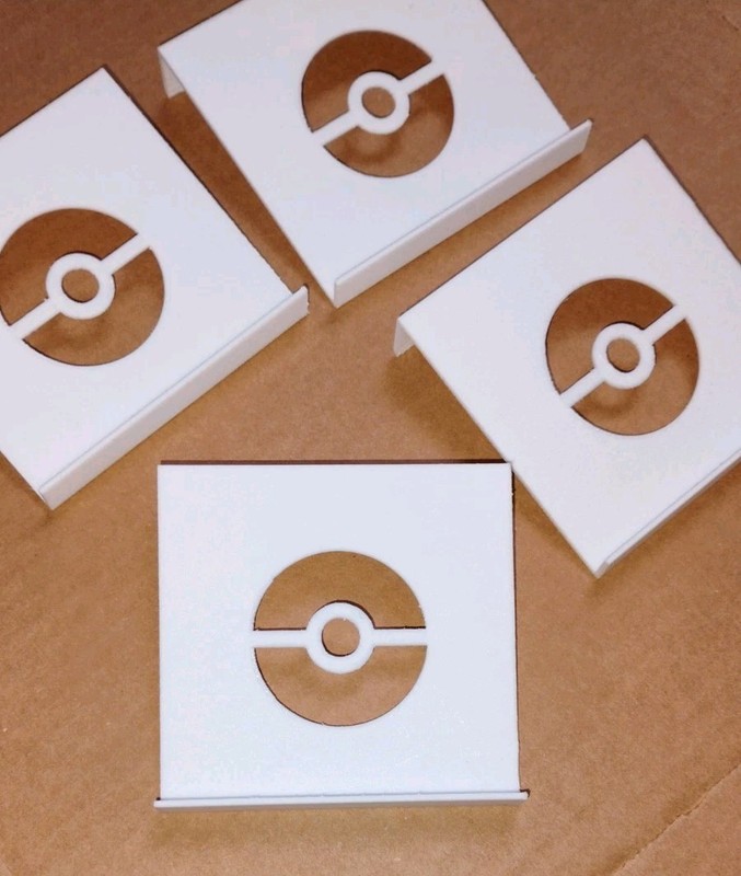 ​24 Trading Card Risers Heavy Duty Pokemon Pokeball Fit PSA CGC BGS Slabs Stand 