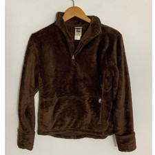 The North Face Osito Quarter Zip Pullover Brown Fleece Women's medium
