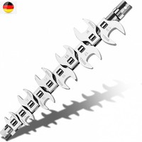 Shall 10-Teiliges Metrisches HahnenfußSchlüSsel-Set Mit 3/8-Zoll-Antrieb, H