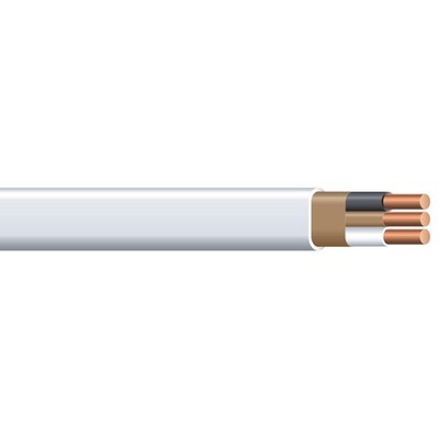 Southwire 28827426 15FT 14/2 NM-B Romex Kabel Weiß 600V Kupfer 1 Stück OVP NEU